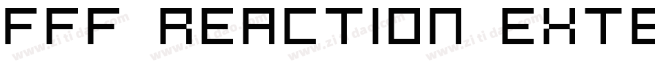FFF Reaction Extended字体转换